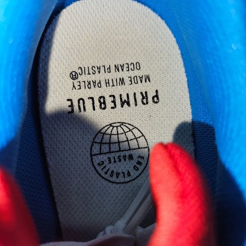 Adidas Aaron Kai x Stan Smith J Primeblue Shoes FY2686 White Multi Girl's Size 6